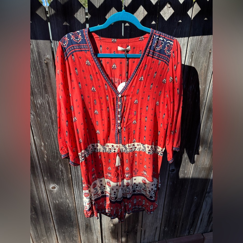 Spell Desert Wanderer Playsuit in Sunset - Picture 5 of 16